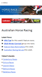 Mobile Screenshot of horseraceaustralia.com